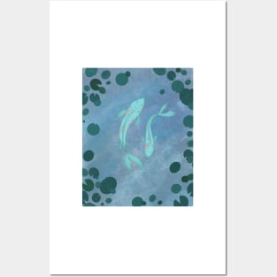 Koi pond II Posters and Art